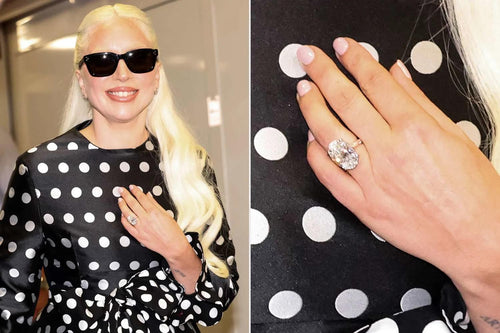 Lady Gaga presume su anillo valorado en un millón de dólares