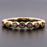 Anillo de 14k con diamantes de laboratorio