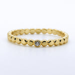 Anillo de oro 14k con diamante de laboratorio (vista 2)