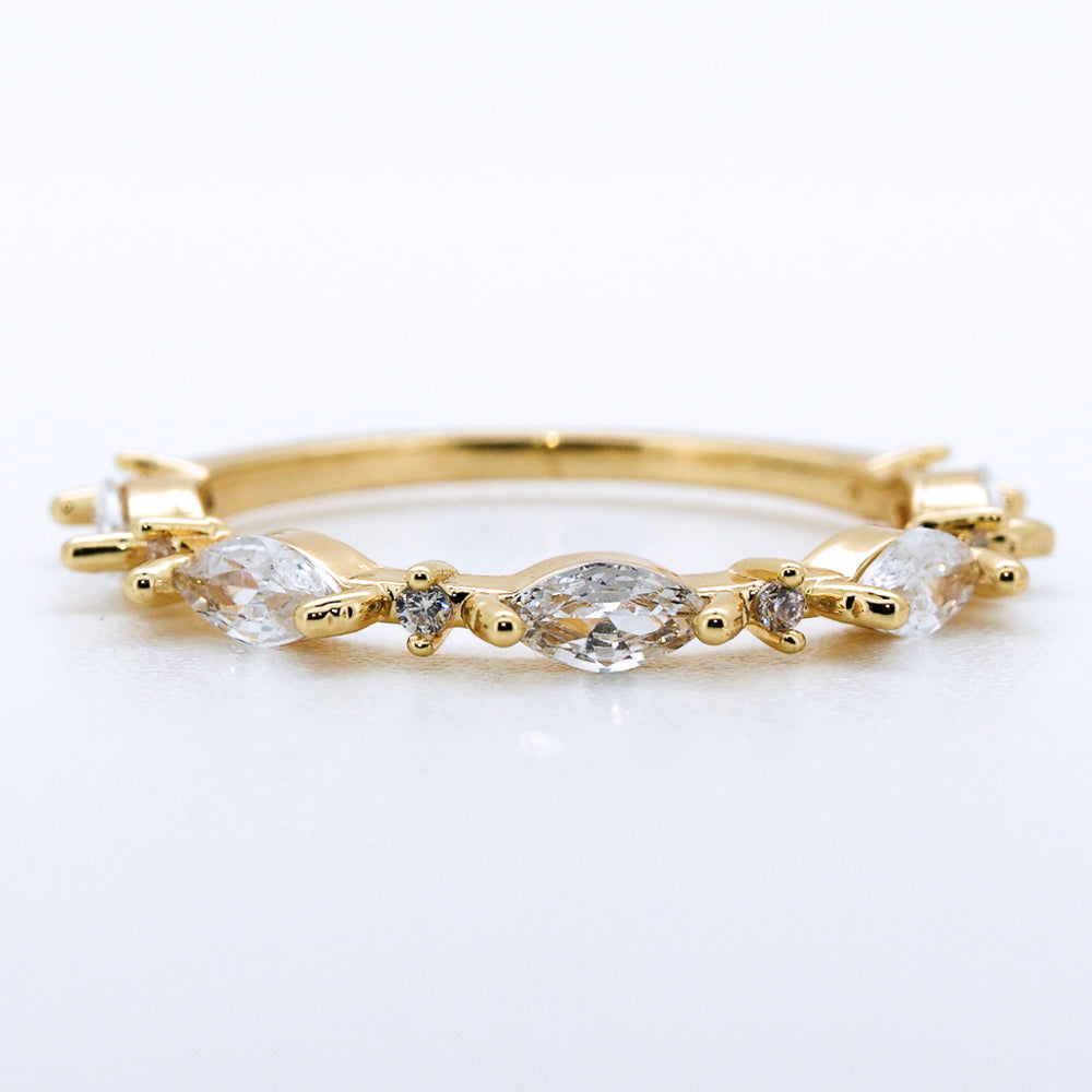 Anillo de oro 14k con diamantes de laboratorio (vista 3)