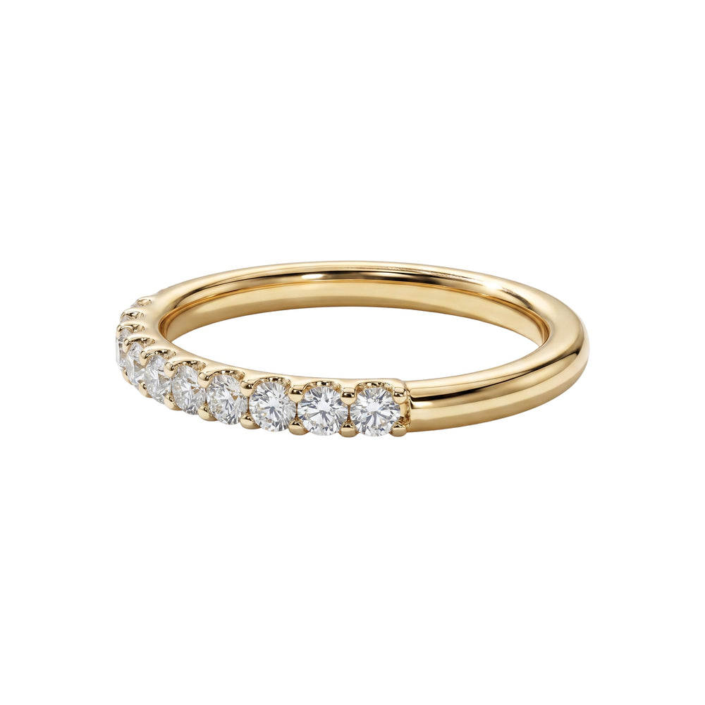Churumbela de Oro Amarillo 14k con Diamantes Redondos